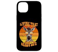 Living That Bendy Life EDS Awareness Zebra with Sunset Vibes Case for iPhone 14 Plus