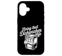 Living That Dishwasher Life Dish Duty Kitchen Humor |- Case for iPhone 16