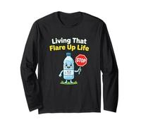 Living that Flare Up Life Autoimmune Condition Long Sleeve T-Shirt