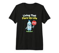 Living that Flare Up Life Autoimmune Condition Premium T-Shirt