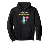 Living That Flare Up Life Autoimmune Condition Pullover Hoodie