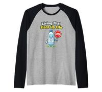 Living that Flare Up Life Autoimmune Condition Raglan Baseball Tee
