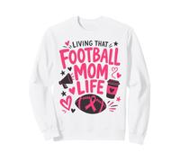 Living That Football Mom Life Breast Cancer Sweatshirt