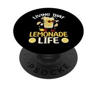 Living That Lemonade Life Summer Citrus Vibes PopSockets Adhesive PopGrip