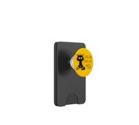 Living That Nine Lives Kind of Tired Cat Coffee Lover PopSockets PopWallet for MagSafe