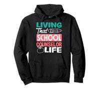 Living That School Counselor Life Bold Pullover Hoodie