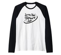 Living That Tenure Life | Professor Tenure | Teacher Tenure Raglan Baseball Tee