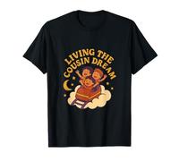 Living The Cousin Dream Retro Crew Graphic T-Shirt