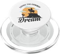Living the Cowboy Dream Rodeo PopSockets PopGrip for MagSafe