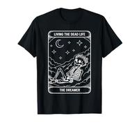 Living The Dead Life The Dreamer Tarot Design T-Shirt