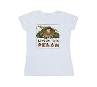 Living The Dream Cotton T-Shirt Elemental White XL