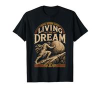 Living The Dream Funny Sisyphus Work Sarcasm Boring Job Value Graphic T-Shirt