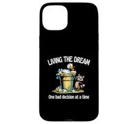 Living The Dream One Bad Decision At A Time Duck and Raccoon Case for iPhone 15 Plus