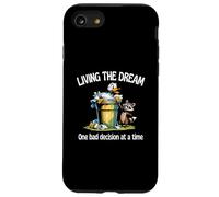 Living The Dream One Bad Decision At A Time Duck and Raccoon Case for iPhone SE (2020) / 7 / 8