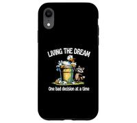 Living The Dream One Bad Decision At A Time Duck and Raccoon Case for iPhone XR