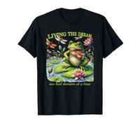 Living The Dream One Bad Decision at a Time Fun Violin Frog T-Shirt