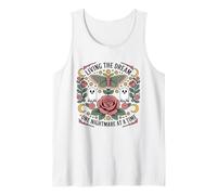 Living The Dream One Nightmare at a Time Funny Goth Vintage Tank Top