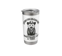 Living The Dream One Nightmare At A Time Stainless Steel Insulated Tumbler