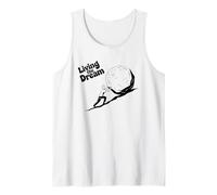 Living The Dream - Sarcastic Sisyphus Work Humor Tank Top