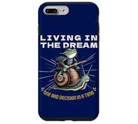 Living the Dream to Make a Bad Decision in a Time Funny Frog Case for iPhone 7 Plus/8 Plus