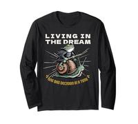 Living The Dream to Make a Bad Decision in a Time Funny Frog Long Sleeve T-Shirt