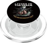 Living the Dream to Make a Bad Decision in a Time Funny Frog PopSockets PopGrip for MagSafe