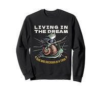 Living the Dream to Make a Bad Decision in a Time Funny Frog Sweatshirt