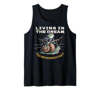 Living the Dream to Make a Bad Decision in a Time Funny Frog Tank Top