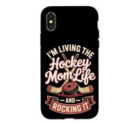 Living the Hockey Mom Life and Rocking It Case for iPhone X/XS