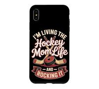 Living the Hockey Mom Life and Rocking It Case for iPhone XS Max