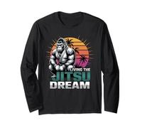 Living The Jitsu Dream Gorilla Jiu Jitsu BJJ Long Sleeve T-Shirt