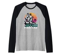Living The Jitsu Dream Gorilla Jiu Jitsu BJJ Raglan Baseball Tee