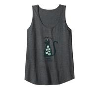 Living The Nine Lives: Whimsical Cat Lover Art Tank Top, Women, Dark Heather Grey, L