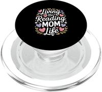 Living the Reading Mom Life Book Lover Reader PopSockets PopGrip for MagSafe