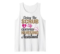 Living The Scrub Life Certified Nursing Assistant Tank Top