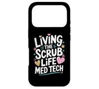 Living The Scrub Life Med Tech, Lab Technician Lab Tech Case for iPhone 17 Pro