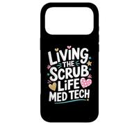 Living The Scrub Life Med Tech, Lab Technician Lab Tech Case for iPhone 17 Pro Max