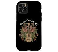 Living The Uke Life Tropical Ukulele Hawaii Music Vibes Case for iPhone 11 Pro