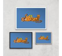 Living The Wild Life Giclee Art Print - A3 - Print Only
