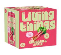 Living Things - Rhubarb & Apple Soda 4x330ml