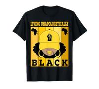 Living Unapologetically Black Juneteenth African American T-Shirt