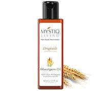 Living Wheat Germ Oil for Hair Growth, Skin & Body Care - 50 ML | Cold Pressed, 100% Pure & Natural
