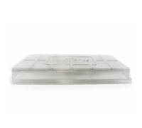 Living Whole Foods Plant Tray Clear Plastic Humidity Domes: Pack of 5 - Fits 10 Inch x 20 Inch Garden Germination Trays - Greenhouse Grow Covers