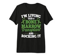 Living with A Bone Marrow Transplant and Rocking It Survivor Premium T-Shirt