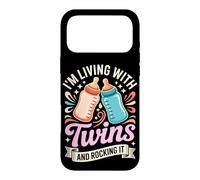 Living With Twins and Rocking It Twin Mom Case for iPhone 17 Pro Max