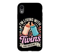 Living With Twins and Rocking It Twin Mom Case for iPhone XR
