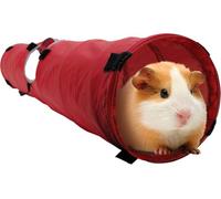 Living World Pet Tunnel, Red/grey