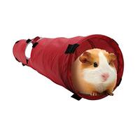 Living World Pet Tunnel, Red/Grey