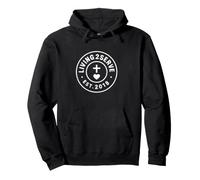 Living2Serve Circle Logo, Faith-Inspired Christian Apparel Pullover Hoodie