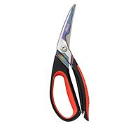LIVINGO 8.5" Heavy Duty Kitchen Scissors - Sharp Shears with Forged Steel Blades, Soft Touch & Safety Lock, Poultry Food Meat Chicken Cooking Fish Vegetable